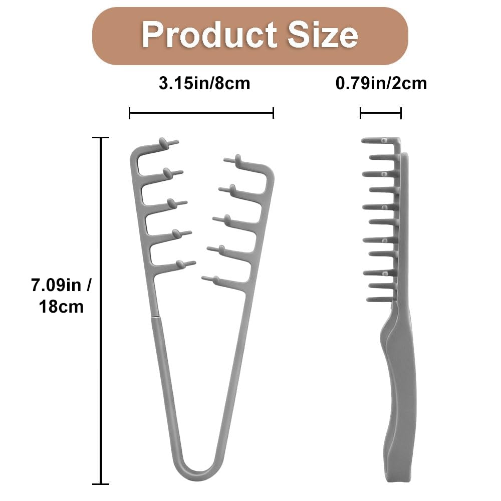 ๐2026 Upgrade Volumizing Comb, Wide-Tooth Styling for All Hair Lengths, Men & Women