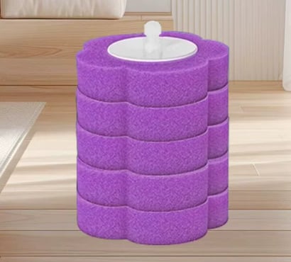 🚽 Disposable Toilet Brush Kit with Holder – Hygienic Deep Cleaning Wand + 5/15/25/35 Refill Heads