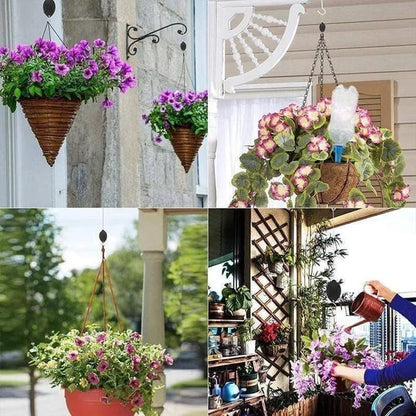 Last Day 40% 0FF🌳Plant Pulley Set For Garden Baskets Pots, Birds Feeder