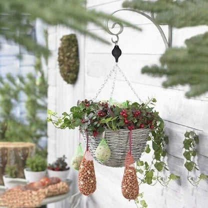 Last Day 40% 0FF🌳Plant Pulley Set For Garden Baskets Pots, Birds Feeder