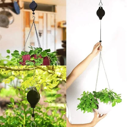 Last Day 40% 0FF🌳Plant Pulley Set For Garden Baskets Pots, Birds Feeder