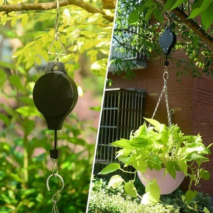 Last Day 40% 0FF🌳Plant Pulley Set For Garden Baskets Pots, Birds Feeder