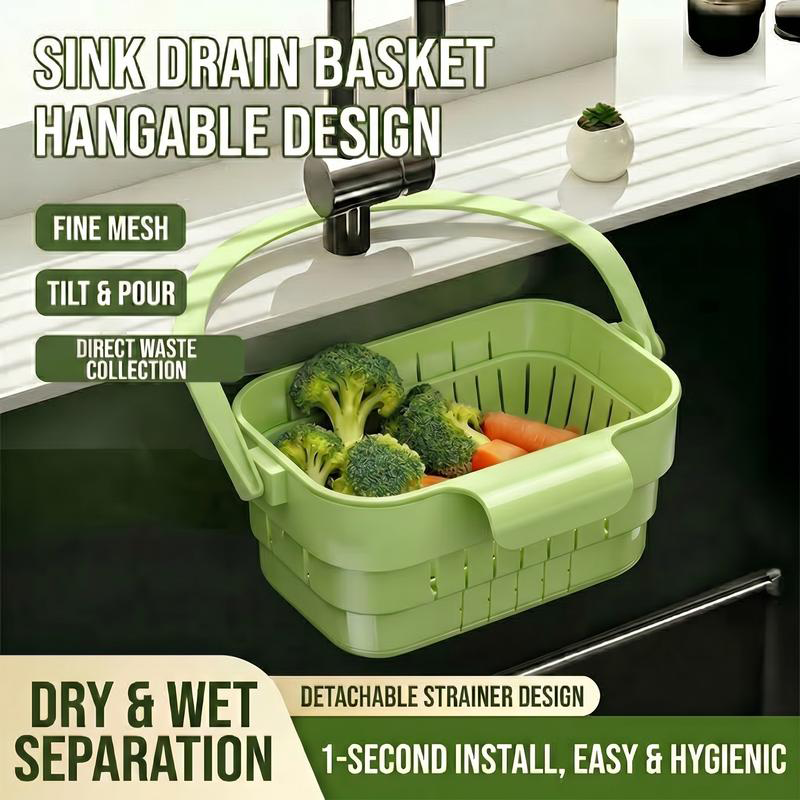 🔥Limited-Time Offer🔥Foldable Hanging Kitchen Sink Drain Basket