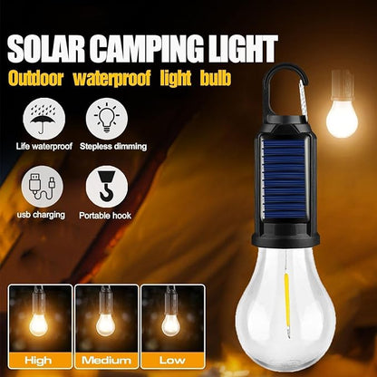 🔥Buy 1 Get 1 Free($12.49/EACH)🔥Solar Tent Lights USB Rechargeable Led Camping Lantern