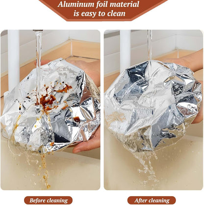 🍲🔥 Keep Food Warm Longer – Aluminum Foil Food Covers | Buy 1 Get 1 Free (100PCS)