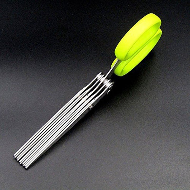 🔥Buy 1 Get 1 Free($13.99 Each)🎁5 Blade Kitchen Salad Scissors