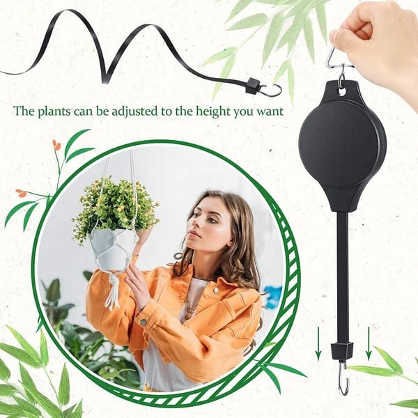 Last Day 40% 0FF🌳Plant Pulley Set For Garden Baskets Pots, Birds Feeder