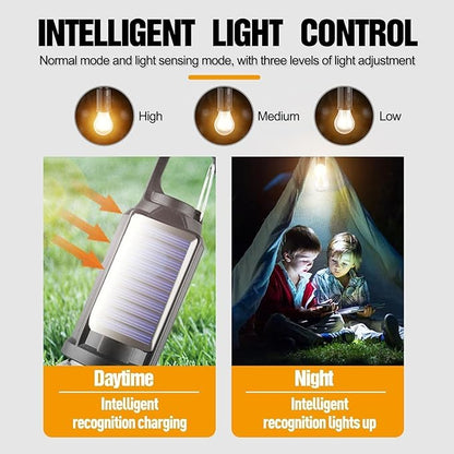 🔥Buy 1 Get 1 Free($12.49/EACH)🔥Solar Tent Lights USB Rechargeable Led Camping Lantern