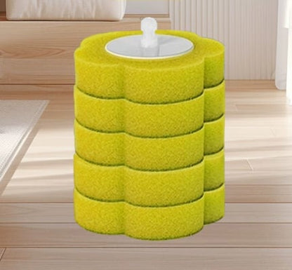 🚽 Disposable Toilet Brush Kit with Holder – Hygienic Deep Cleaning Wand + 5/15/25/35 Refill Heads