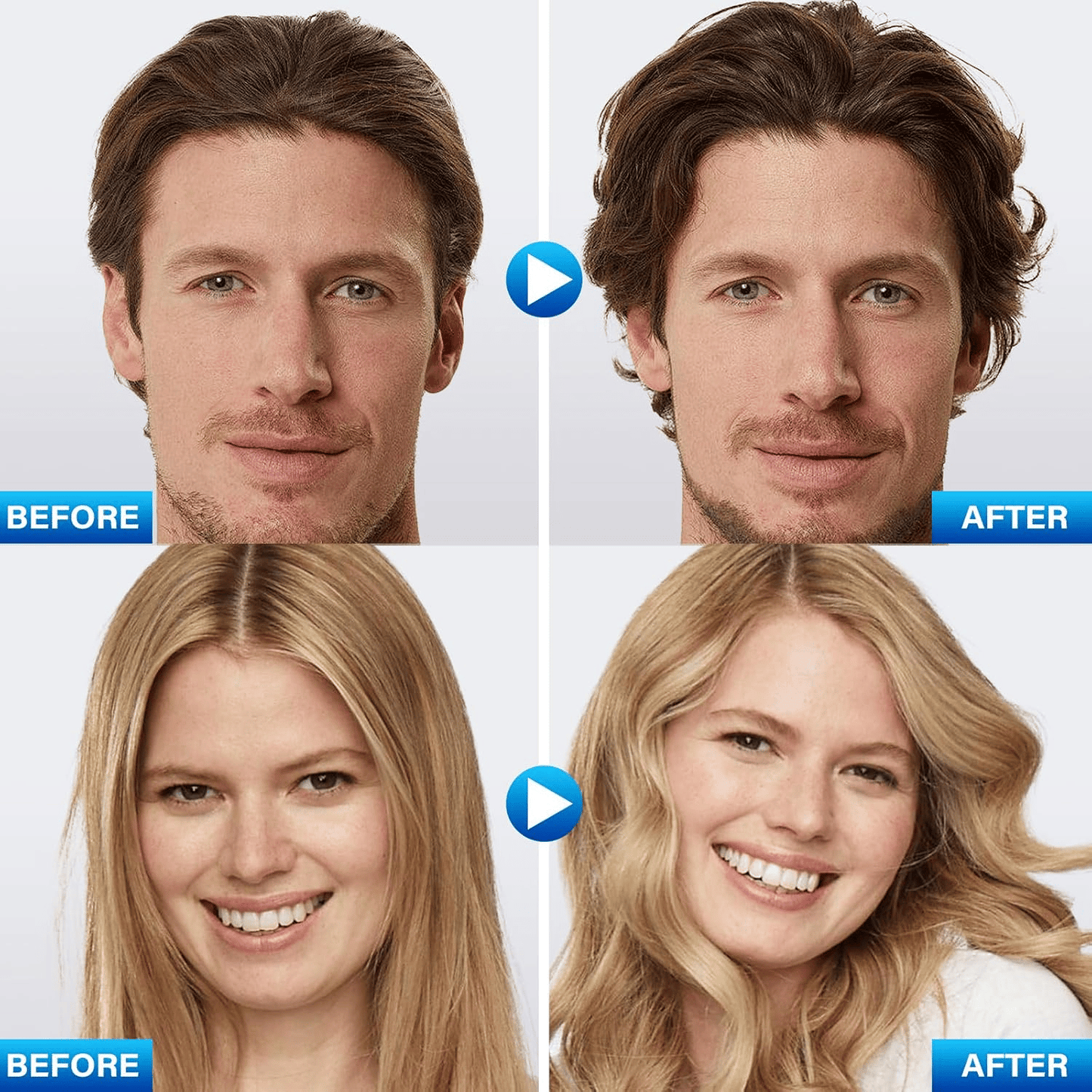 💇2026 Upgrade Volumizing Comb, Wide-Tooth Styling for All Hair Lengths, Men & Women