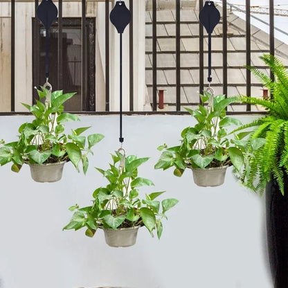 Last Day 40% 0FF🌳Plant Pulley Set For Garden Baskets Pots, Birds Feeder