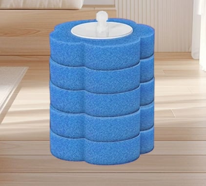 🚽 Disposable Toilet Brush Kit with Holder – Hygienic Deep Cleaning Wand + 5/15/25/35 Refill Heads