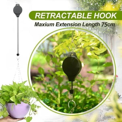 Last Day 40% 0FF🌳Plant Pulley Set For Garden Baskets Pots, Birds Feeder