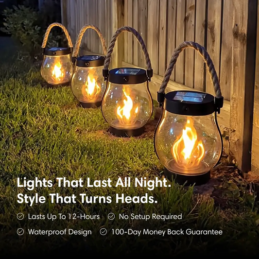 2026 New Solar-Powered Hanging Outdoor Light