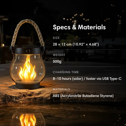 2026 New Solar-Powered Hanging Outdoor Light