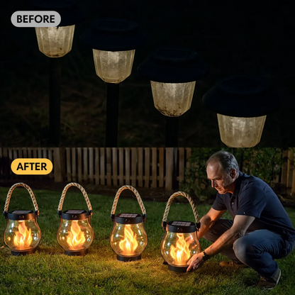 2026 New Solar-Powered Hanging Outdoor Light